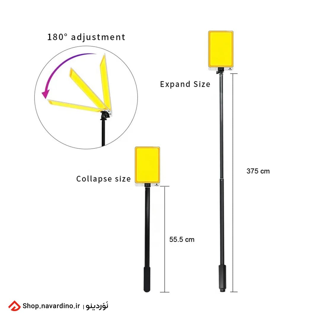 چراغ لنسری کانپکس Conpex FR-06COB RF — تصویر ۵