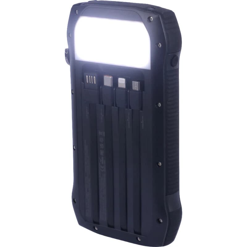 پاور بانک خورشیدی فست شارژ گرین لاین Solar Force GL-PX82 GNSOLF20PBBK QC3.0 PD 22.5W ظرفیت 20000 میلی آمپر ساعت — تصویر ۶