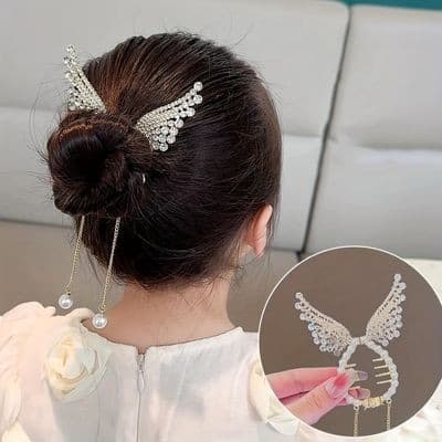 گیره گوجه ای بال فرشته دخترانه جدید N3 — تصویر ۴