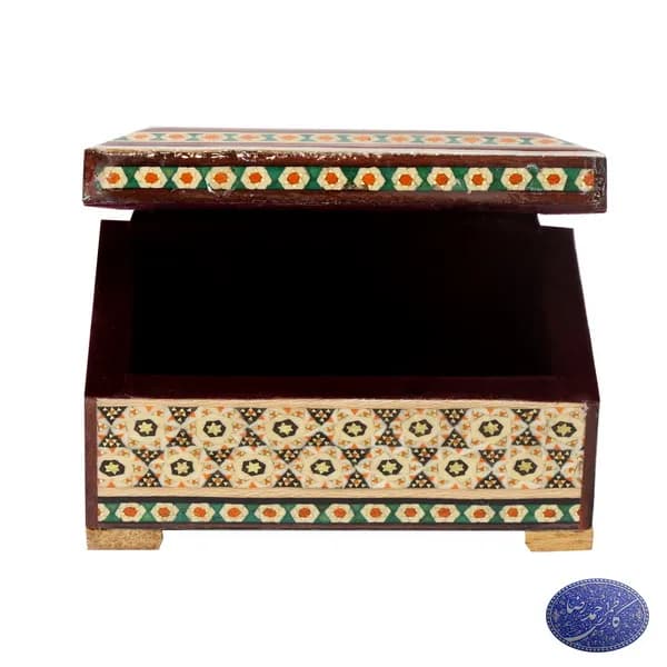 جعبه خاتم کاری 11*8 خاتم معمولی — تصویر ۲