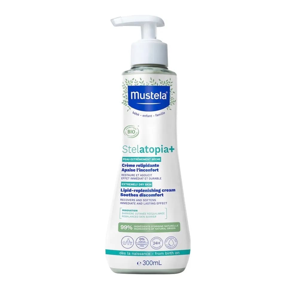 کرم استلاتوپیا پلاس موستلا Mustela ترمیم کننده پوست اگزمادار ۳۰۰ میل