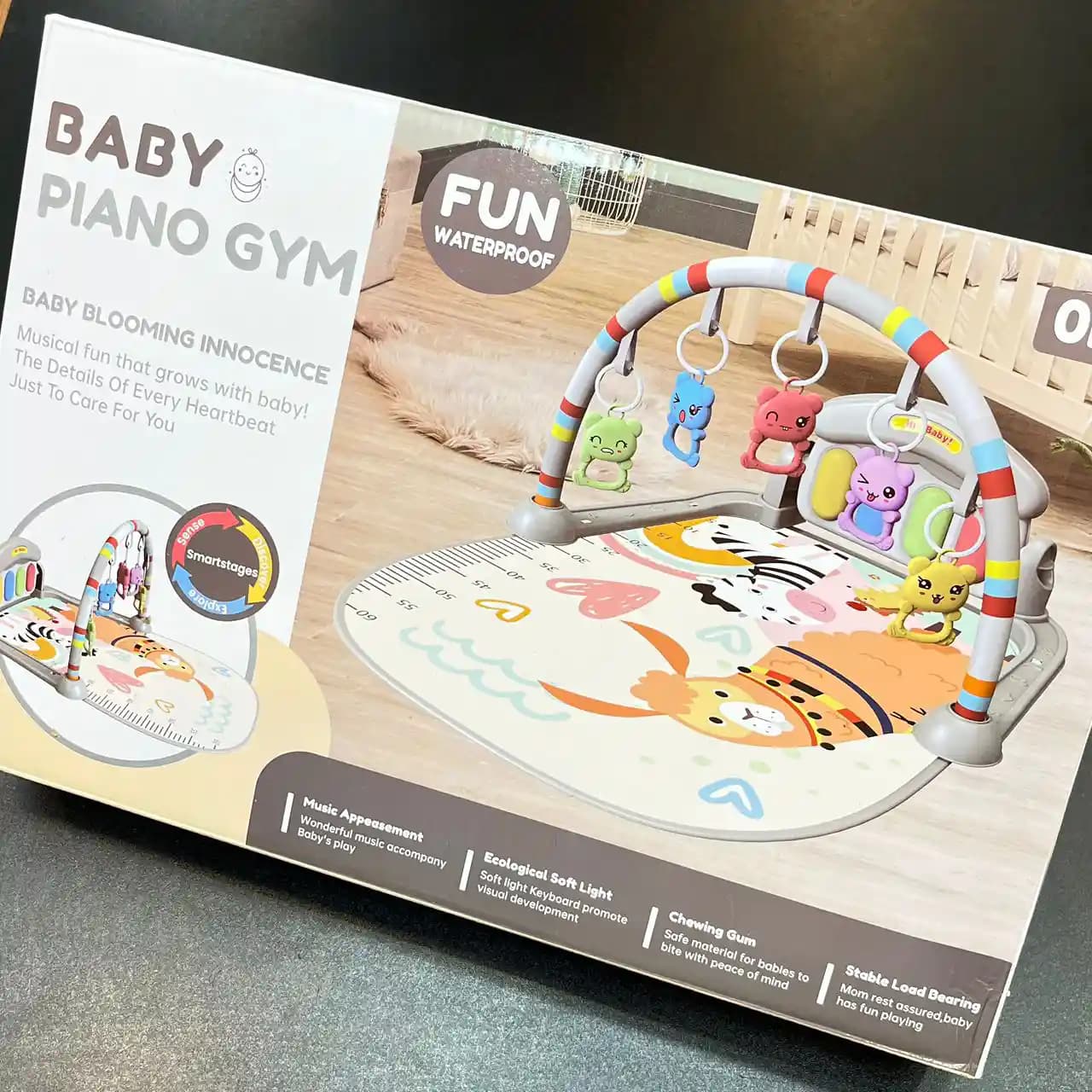 تشک بازی پیانودار طرح لاما Fun Baby Piano Gym — تصویر ۲