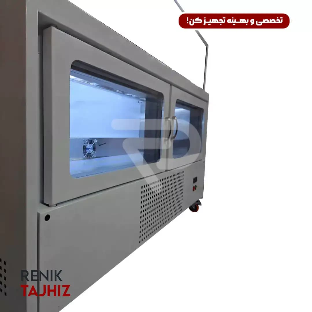 یخچال شو کیک طرح فرانسوی سفید ۱۵۰ سانتی — تصویر ۲