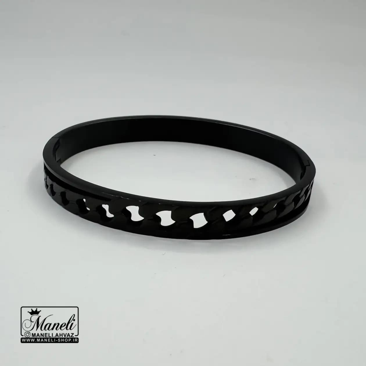دستبند کارتیر استیل 316 رنگ ثابت — تصویر ۳