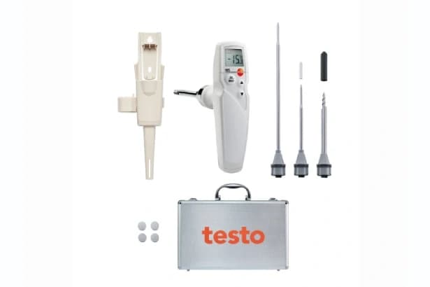 کیت ترمومتر مواد غذایی تستو testo 105 با ۳ پراب قابل تعویض (استاندارد، بلند و منجمد)