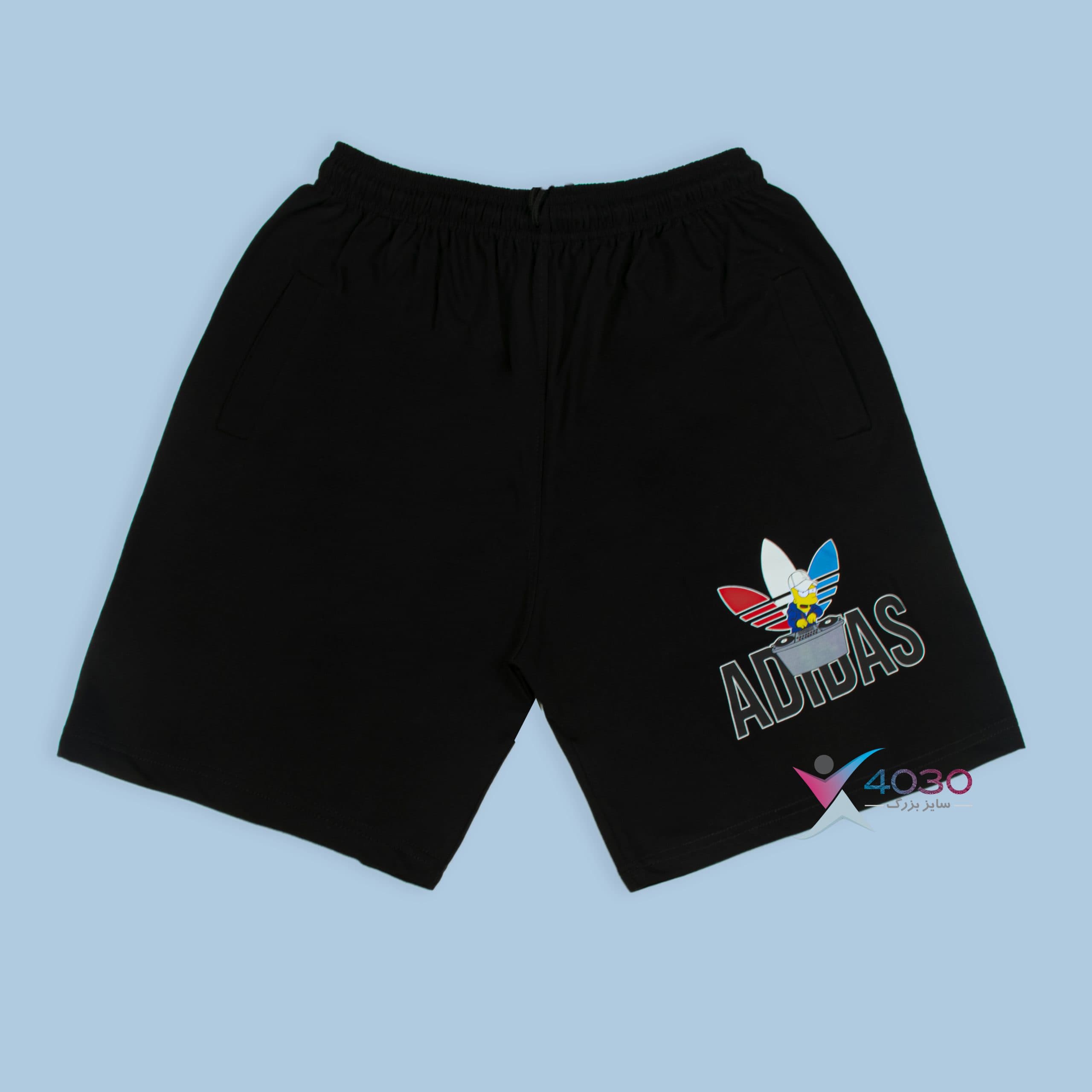 ست تیشرت و شلوارک ADIDAS سایز بزرگ مردانه ( 8310 ) — تصویر ۴