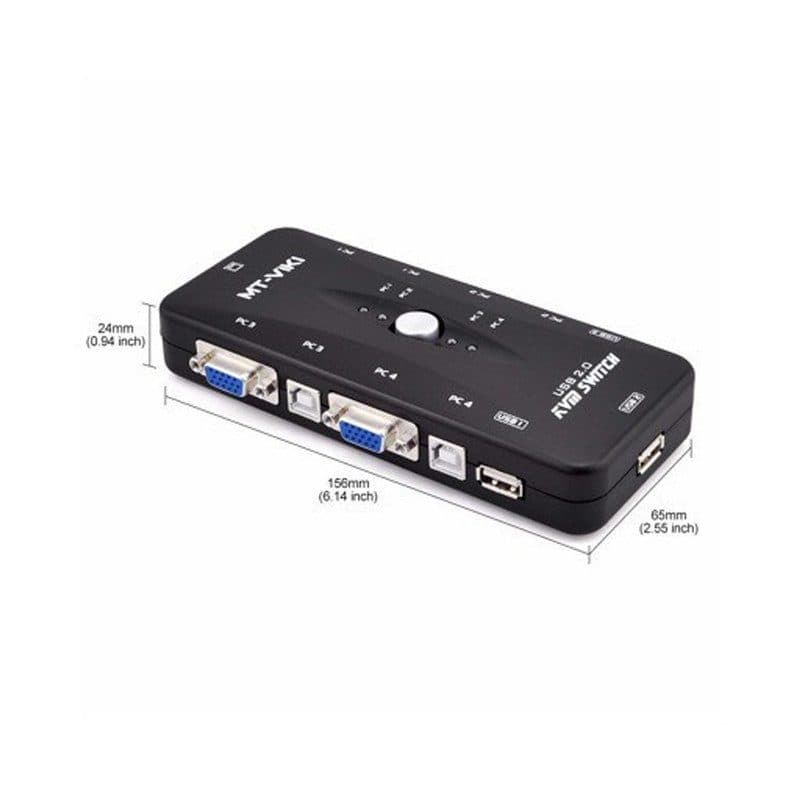 سوییچ دستی ROYAL KVM 4 PORT — تصویر ۲