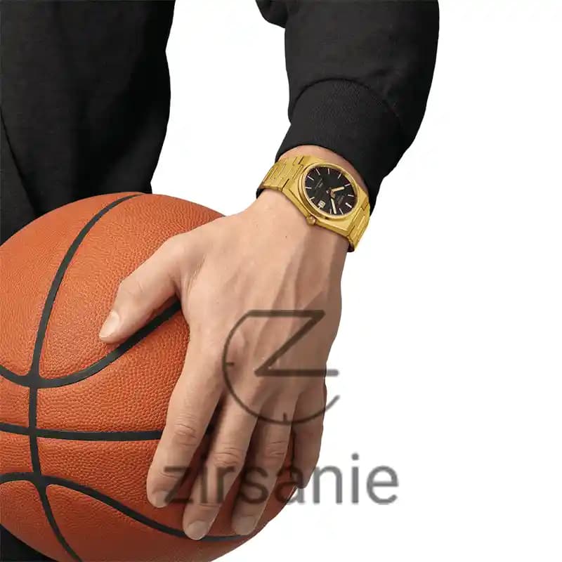 ساعت مچی مردانه تیسوت PRX طلایی صفحه مشکی Tissot PRX Gold Black Screen — تصویر ۳