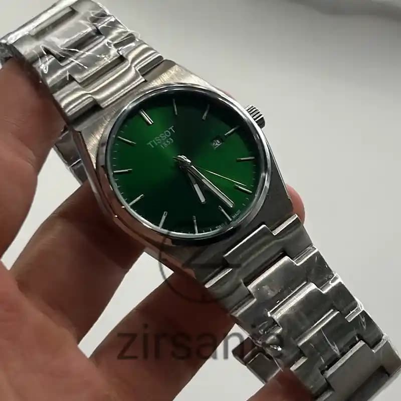 ساعت مچی مردانه تیسوت PRX سیلور صفحه سبز Tissot PRX Silver Green Screen — تصویر ۷