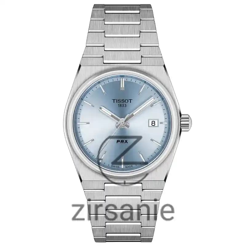 ساعت مچی مردانه تیسوت PRX سیلور صفحه تیفانی Tissot PRX Silver Tiffany Screen