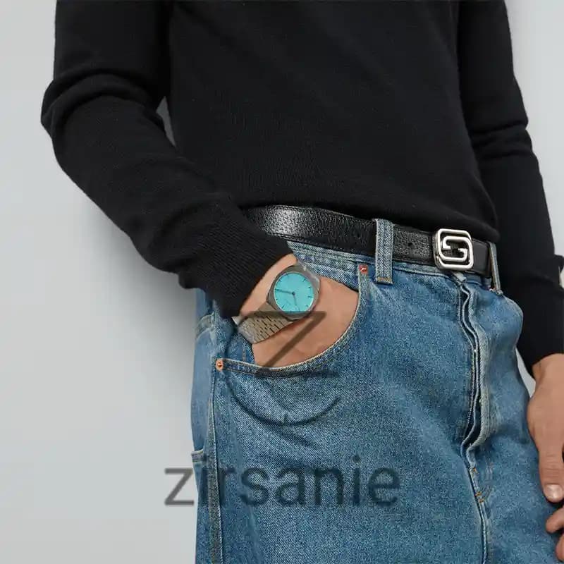 ساعت مچی زنانه و مردانه گوچی سیلور صفحه تیفانی Gucci Silver Tiffany Screen — تصویر ۴