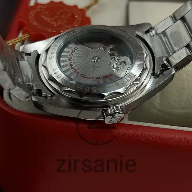 ساعت مچی مردانه امگا سیمستر اتوماتیک سیلور صفحه تیفانی Omega Seamaster co_axival Silver Tiffany Screen — تصویر ۵