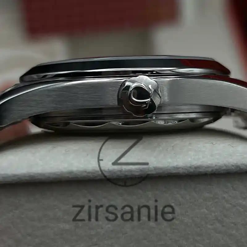 ساعت مچی مردانه امگا سیمستر اتوماتیک سیلور صفحه تیفانی Omega Seamaster co_axival Silver Tiffany Screen — تصویر ۳