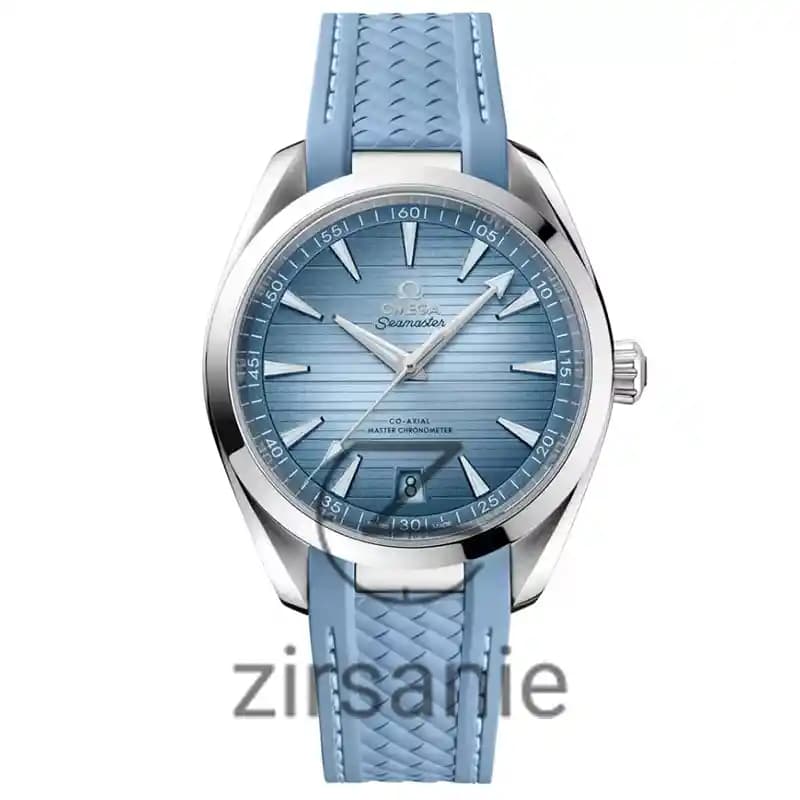 ساعت مچی مردانه امگا سیمستر اتوماتیک سیلور صفحه تیفانی Omega Seamaster co_axival Silver Tiffany Screen — تصویر ۹