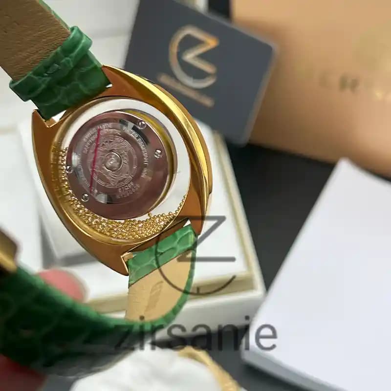 ساعت مچی زنانه ورساچه سبز طلایی Versace Green Gold — تصویر ۶