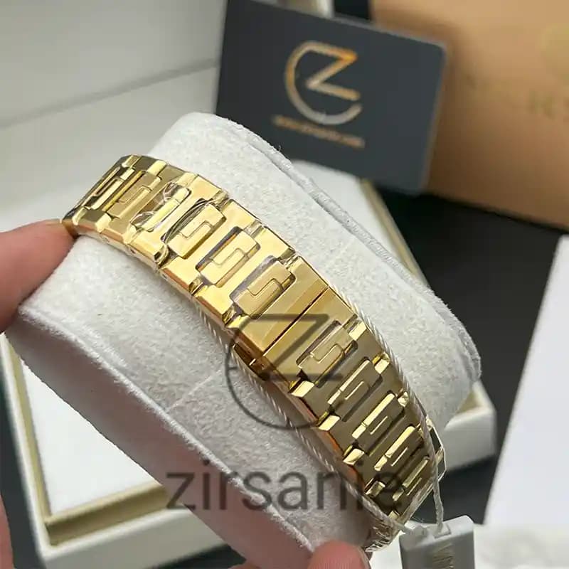 ساعت مچی مردانه ورساچه کنتوری طلایی Versace Meter Gold — تصویر ۶