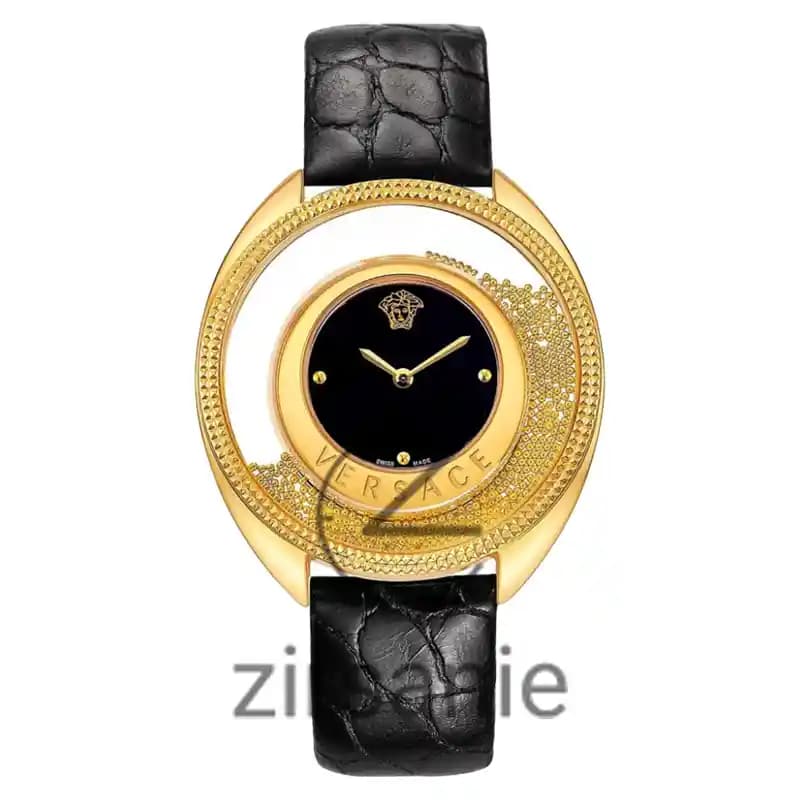 ساعت مچی زنانه ورساچه مشکی طلایی Versace Black Gold — تصویر ۸