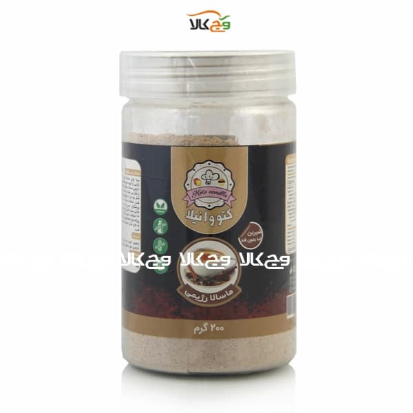 ماسالا رژیمی بدون قند کتووانیلا – 200 گرمی