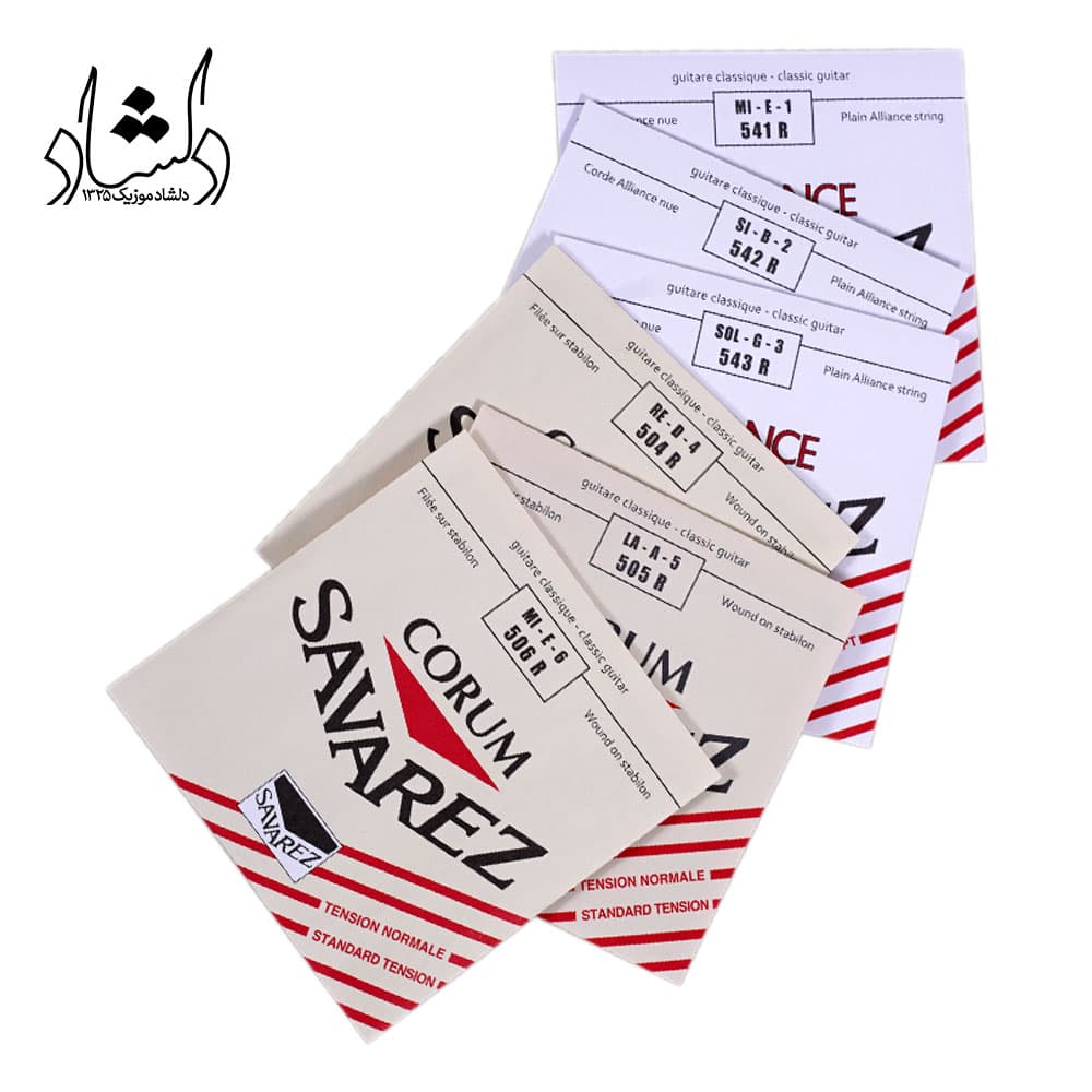 سیم گیتار کلاسیک Savarez مدل 500AR — تصویر ۶