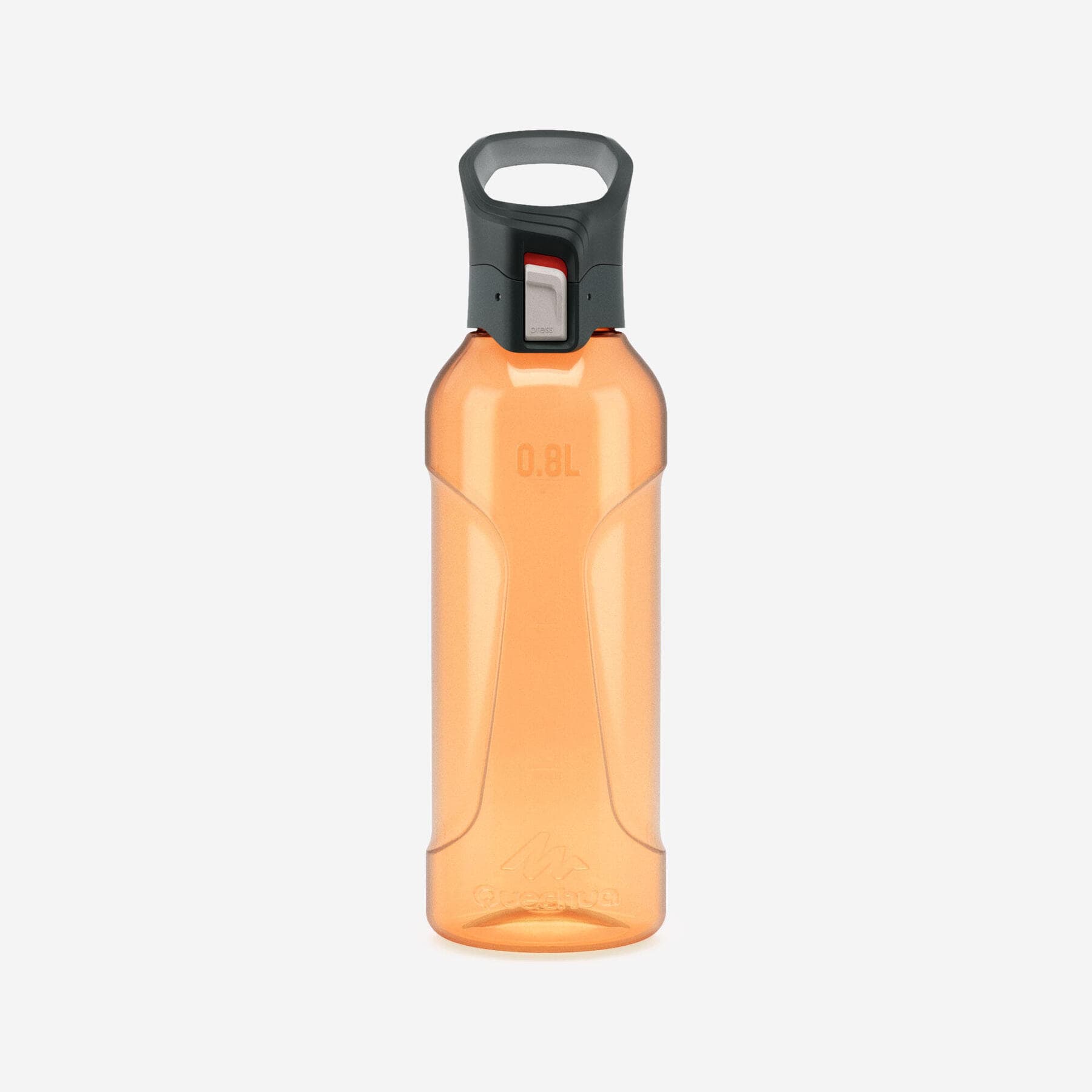 بطری آب کچوا – قمقمه 0.8 لیتر Quechua Water Flask – 0.8 L – Ecozen® 500 – Quick-Release Cap For Hiking