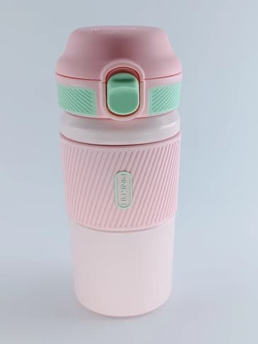 ماگ سفری دور سیلیکونی برند pinkah – یک همراه همیشگی با ظرفیت 380 ml — تصویر ۳