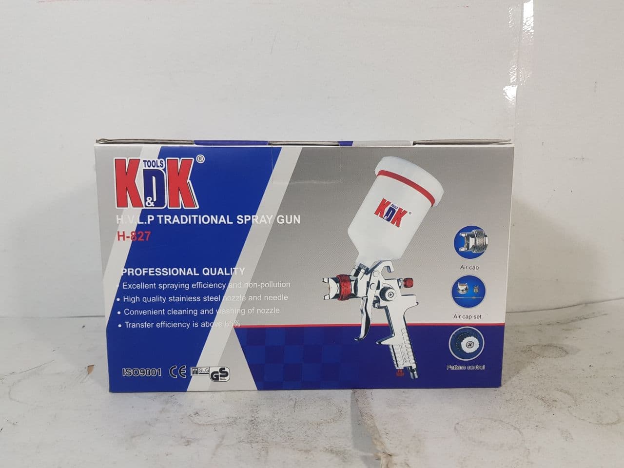پیستوله رنگ سه تنظیم حرفه ای نازل 1/7 KDK — تصویر ۲