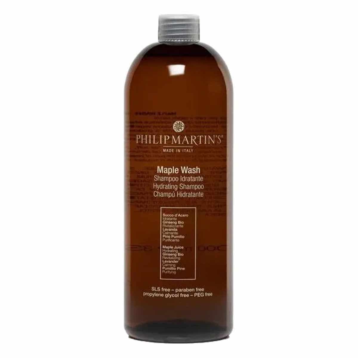 شامپو مرطوب کننده مو فیلیپ مارتینز PHILIP MARTINS مدل Maple Wash حجم 1000 میل