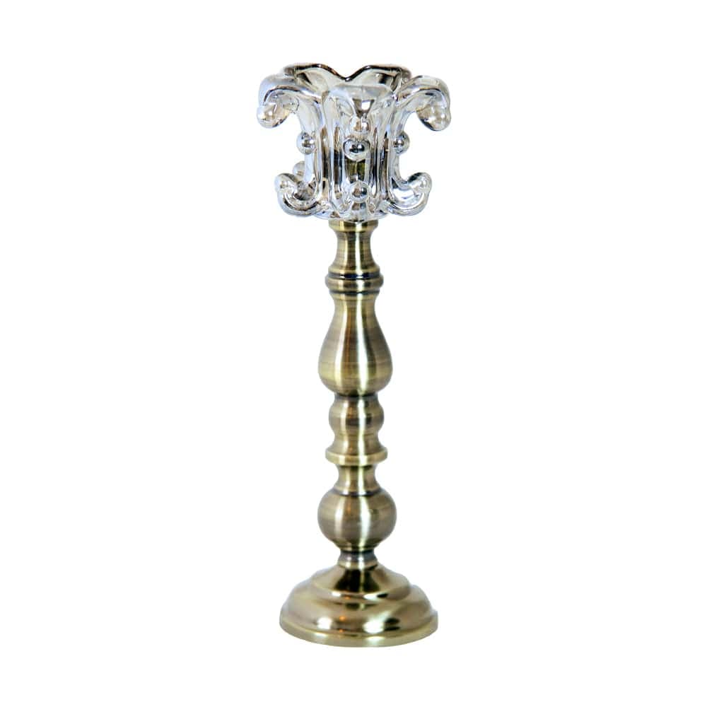 شمعدان مدل استوانه آنتیک مجموعه دو عددی کد A-10036