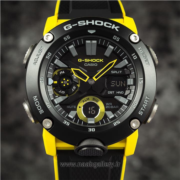 ساعت مچی کاسیو جی شاک G-SHOCK / GA-2000-1A9DR — تصویر ۴