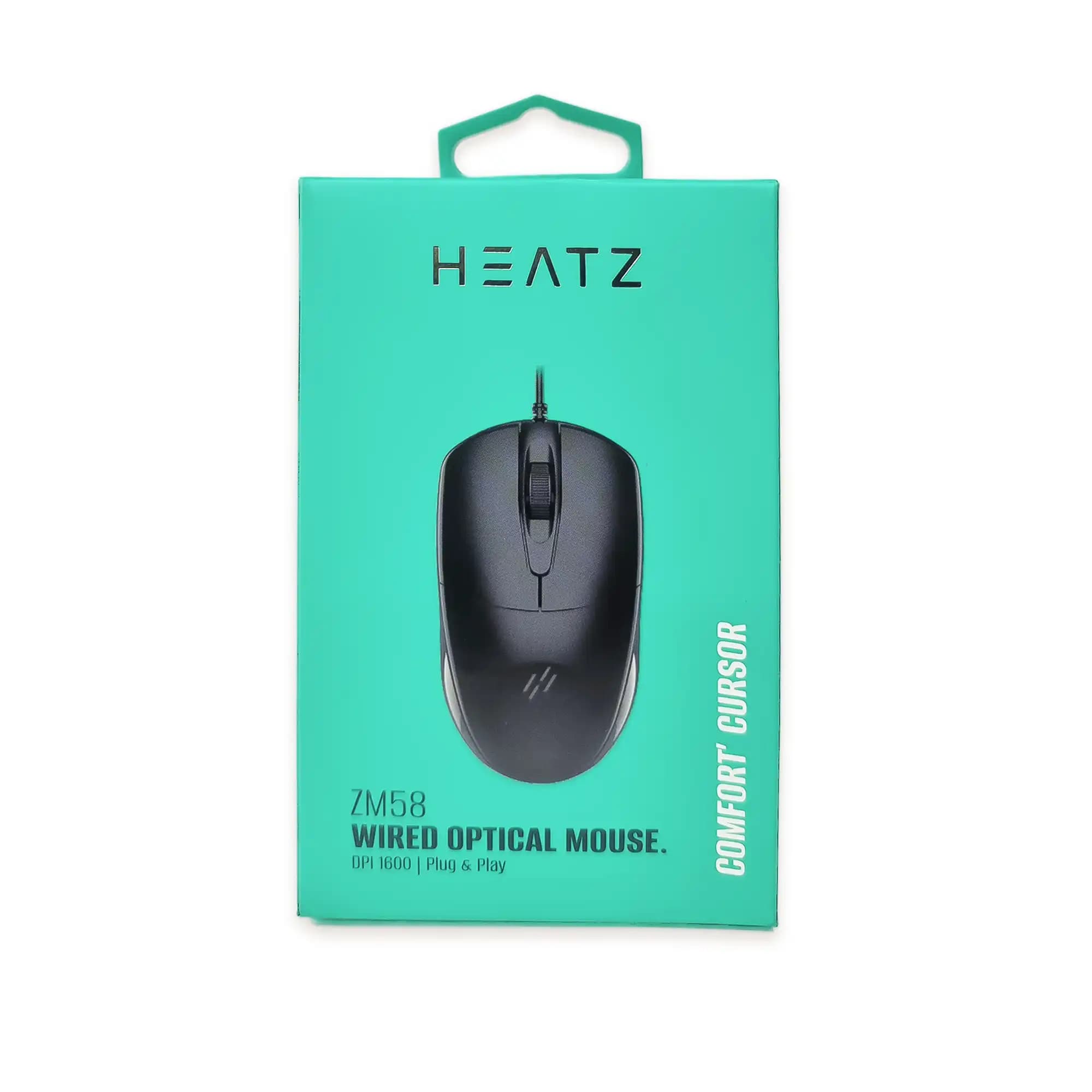 موس سیمی هتز مدل Heatz ZM58 | فروش فقط حضوری در فروشگاه سفید رایانه اهواز — تصویر ۴