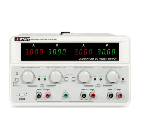 منبع تغذیه 3 کاناله 60V 5A ماتریکس MATRIX MPS-6005S-3