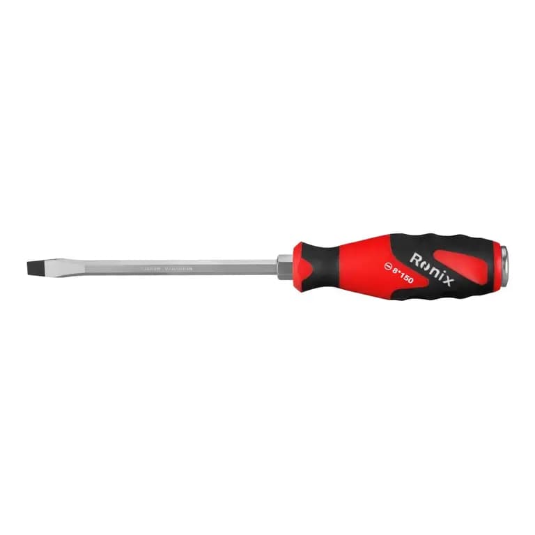 پیچ گوشتی تکی ضربه خور 150×8 دوسو – دسته TPR رونیکس مدل RH-2987 — تصویر ۲