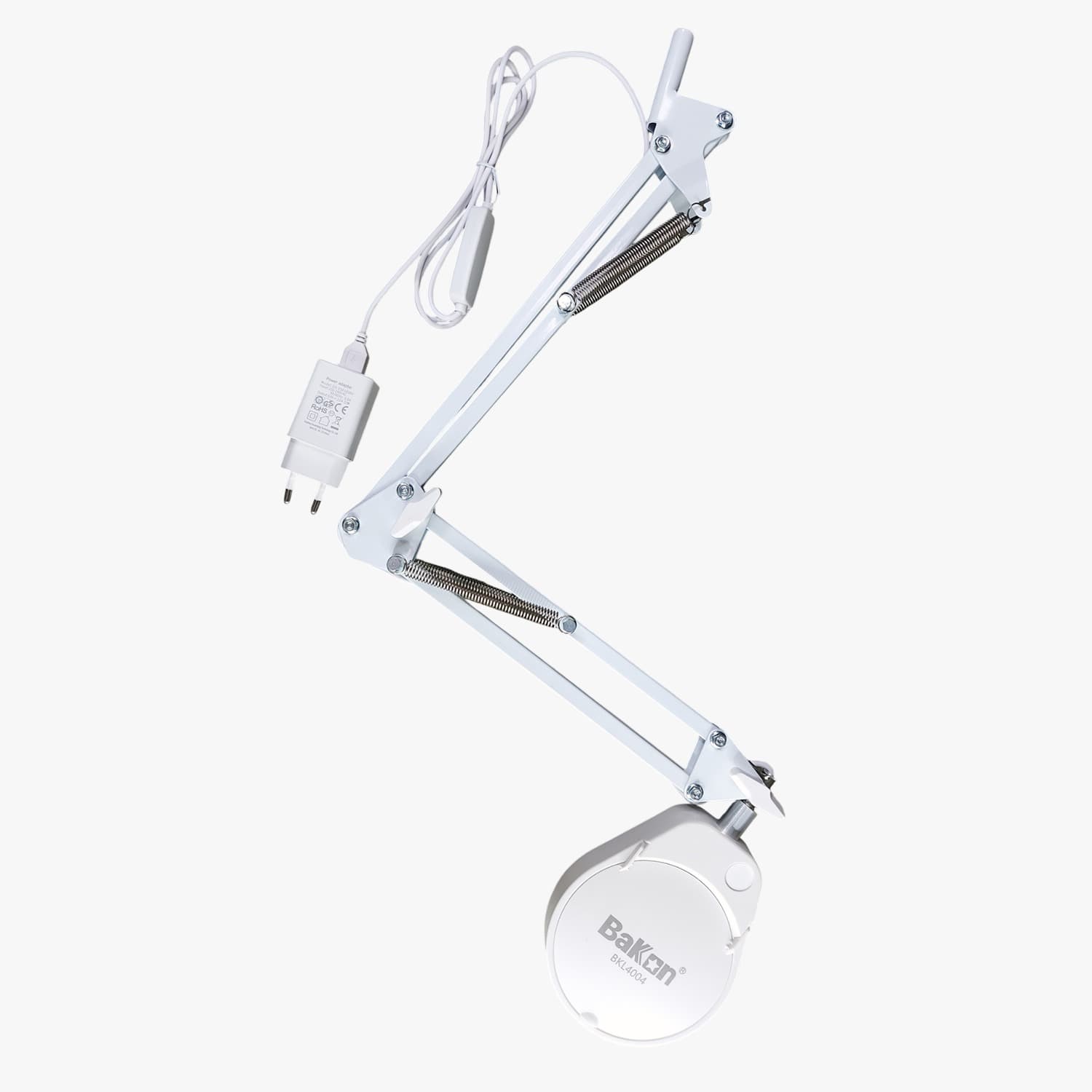 ذره بین گیره دار کنار میزی باکون مدل BAKON BKL4004 — تصویر ۲