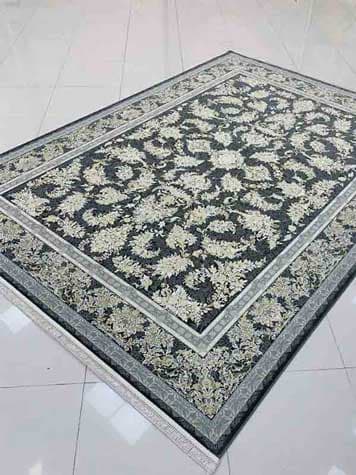 فرش 1500 شانه تراکم 4500 برجسته زر افشان طلاکوب