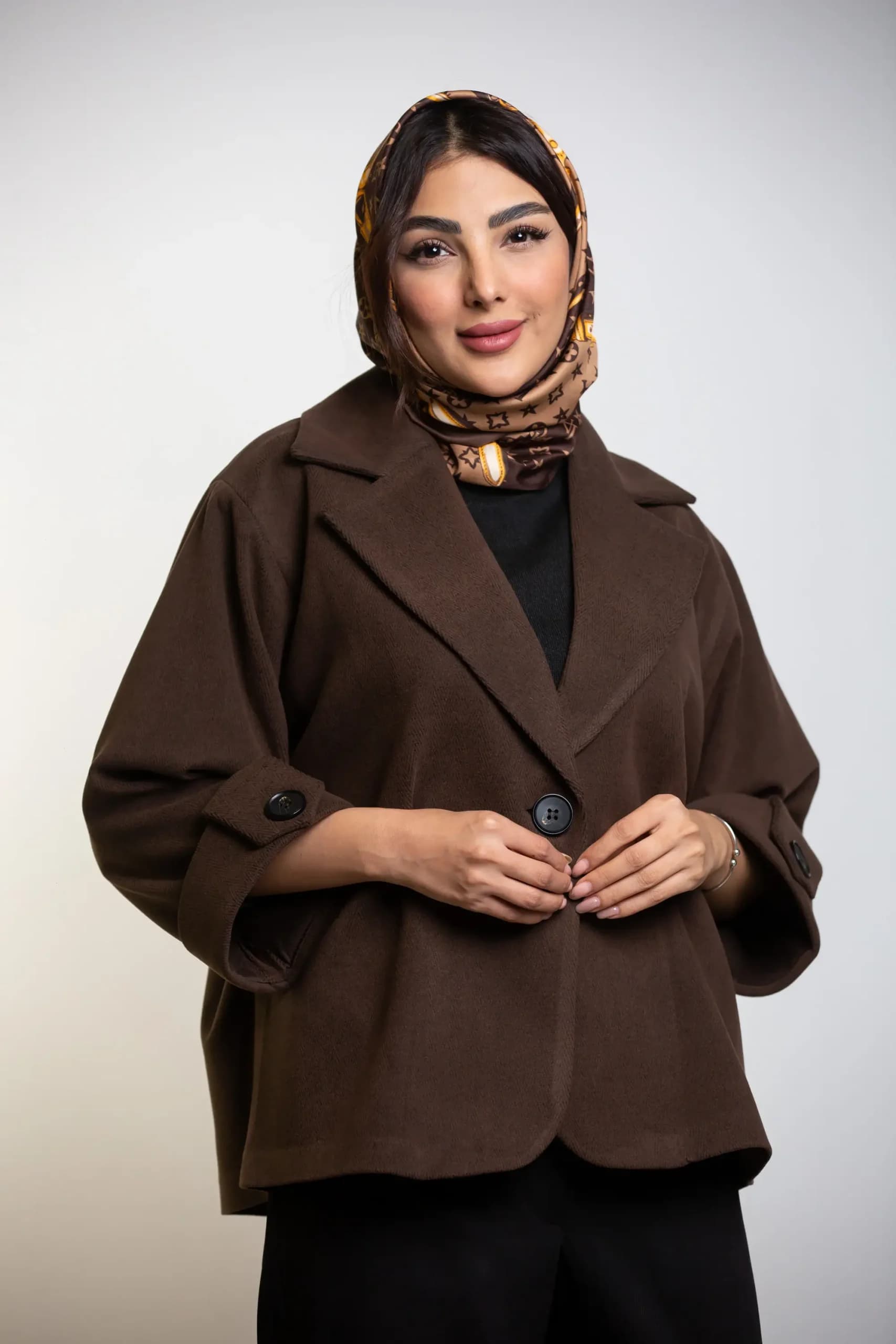 کت کشمیر آستین پاگون — تصویر ۶