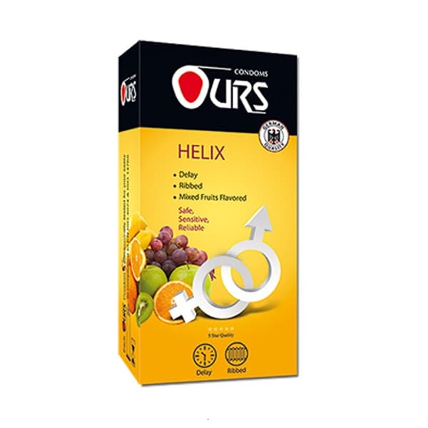 کاندوم اورز مدل میوه ای بسته ۱۲ عددی | Ours Dot Beat Condom 12PCS