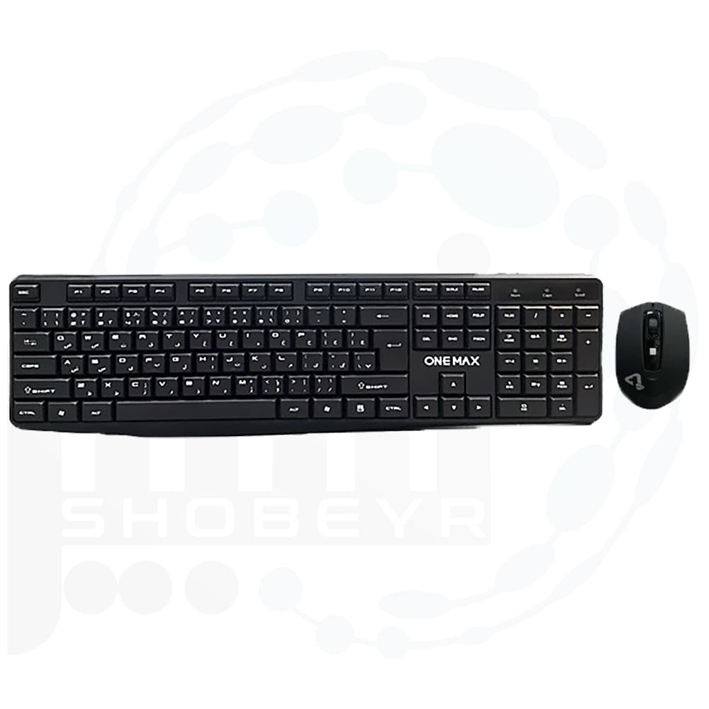 کیبورد و موس بدون سیم وان مکس OM-5000W