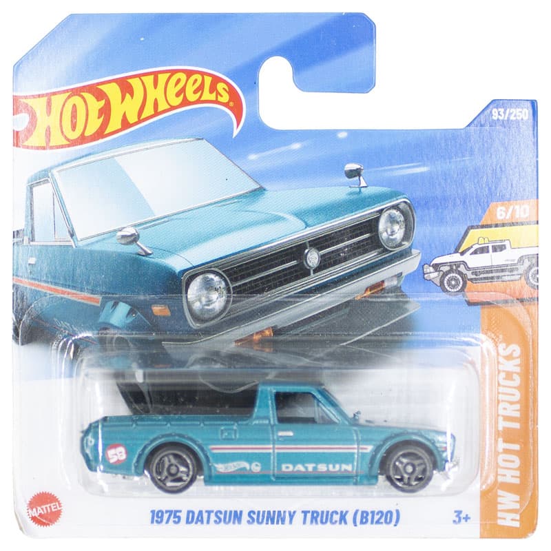 ماشین دکوری مدل 1975Datsun Sunny Truck B120 برند Hot Wheels — تصویر ۲