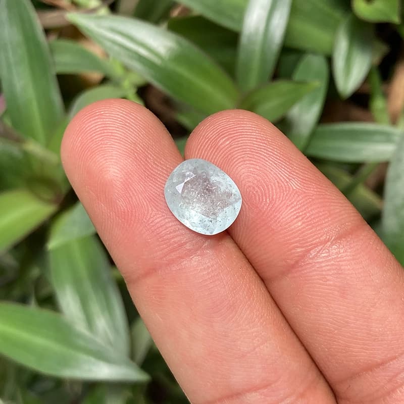 سنگ آکوامارین اصل و معدنی (NAQ1) — تصویر ۲