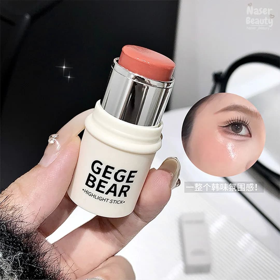 هایلایتر و رژگونه استیکی GEGE BEAR — تصویر ۳