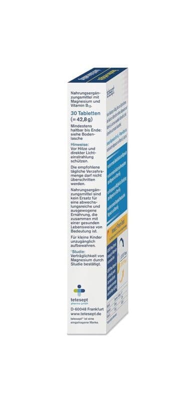 مکمل غذایی Tetesept Magnesium 500 + B12 Forte — تصویر ۲