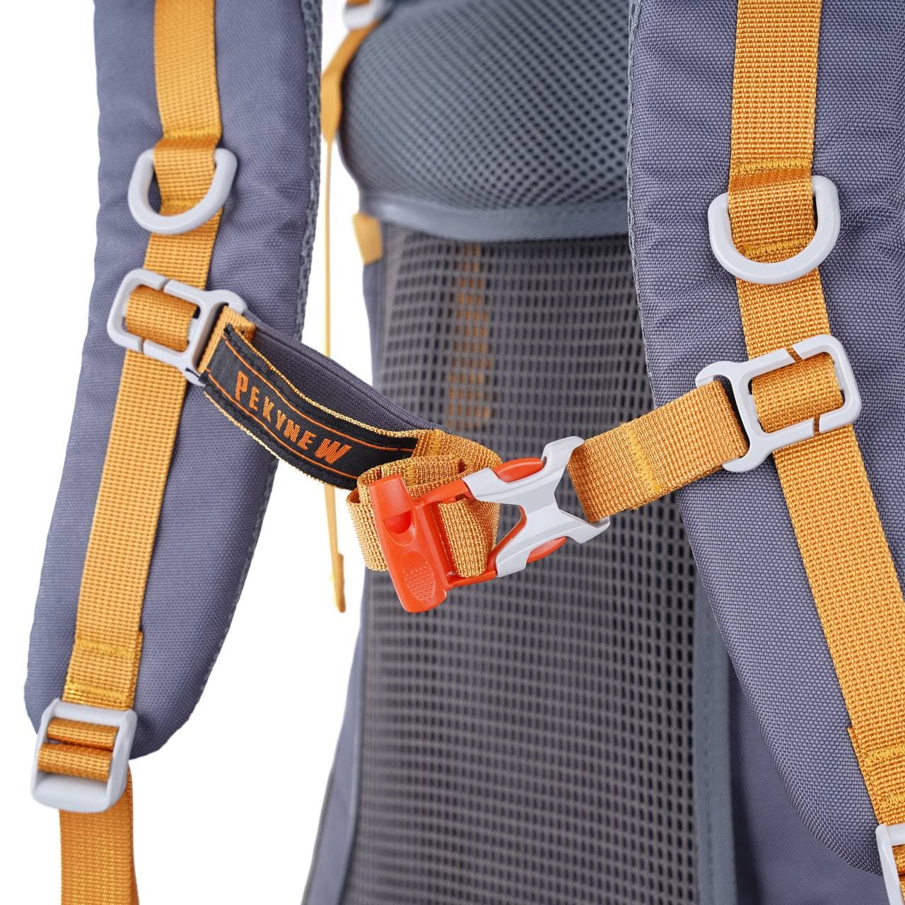 کوله پشتی کله گاوی / PEKYNEW – مدل Polar 45+5L / طوسی — تصویر ۵