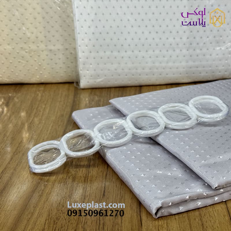 پرده حمام ستاره کد 3236 — تصویر ۴