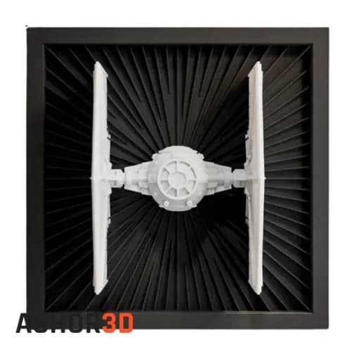 دکوری سه بعدی جنگنده TIE Fighter استار وارز | Ashor3D