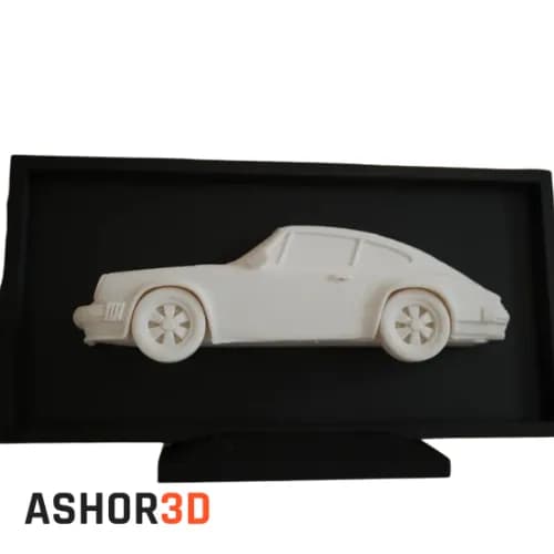 دکوری سه بعدی Porsche 911 پرینت شده PLA | Ashor3D