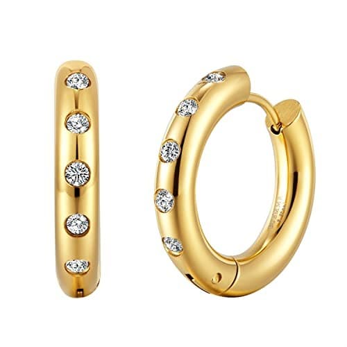 گوشواره طلا زنانه حلقه ای — تصویر ۱۱