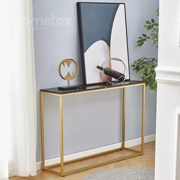 میز کنسول پایه استیل ساده شیک مدل ht2166 — تصویر ۳