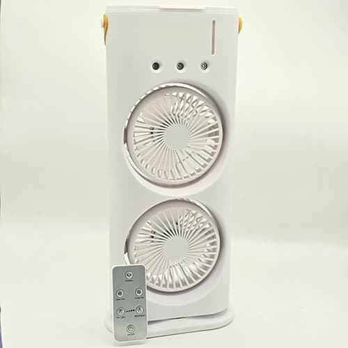 پنکه مهپاش شارژی مدل dual fan