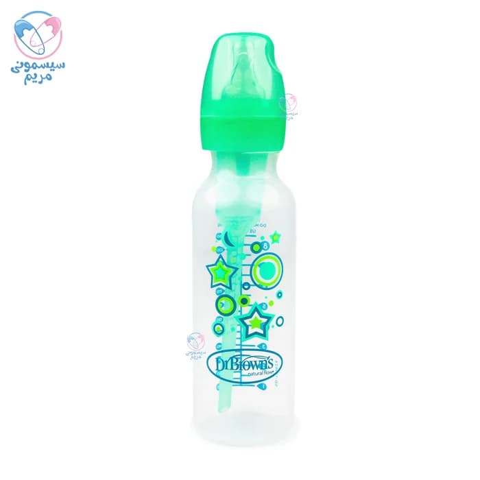 شیشه شیر 250 میلی لیتر طلقی با جعبه دکتر براونز ستاره Dr.Brown’s 81603