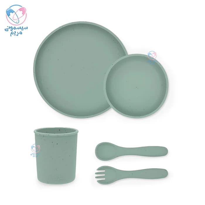 ست ظرف غذا 5 تیکه سیلیکونی کیکابو Kikkaboo